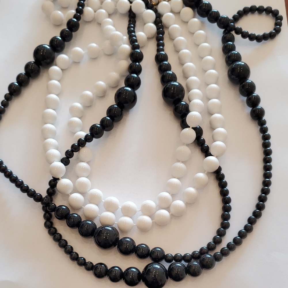 Extra Long Bead Necklaces #4270